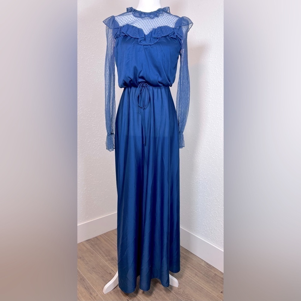 1970s Era Prom Dress